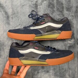 Vans EVDNT UltimateWaffle Sneakers Mens 10 Navy Blue Gum Sole Skate Shoes